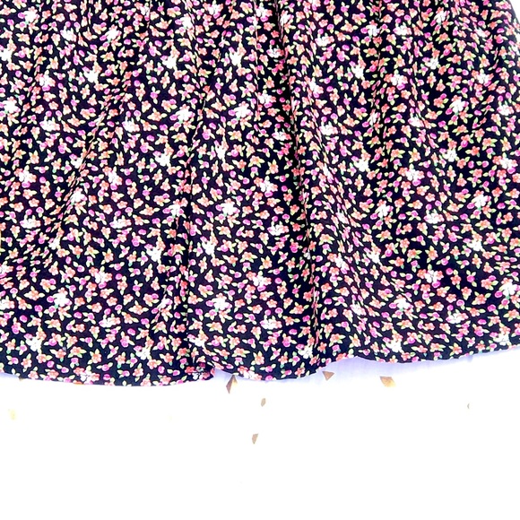 NWOT Black and Floral Strapless Dress S - Picture 7 of 16